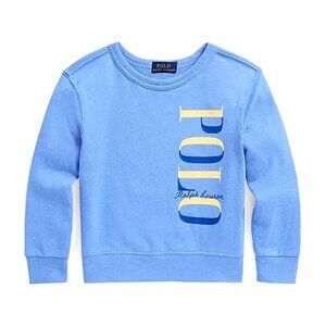 Ralph Lauren Polo Logo Spa Terry Sweatshirt – 24M, Blue
